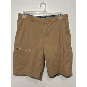 Reel Life‎ Men's Cargo Hybrid Pants Size Large Brown Nylon Blend Surfer Beachy